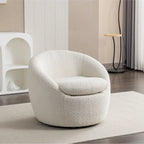 Fauteuil rembourré 31 Boucle avec base pivotante