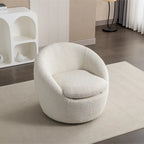 Fauteuil rembourré 31 Boucle avec base pivotante