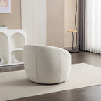 Fauteuil rembourré 31 Boucle avec base pivotante