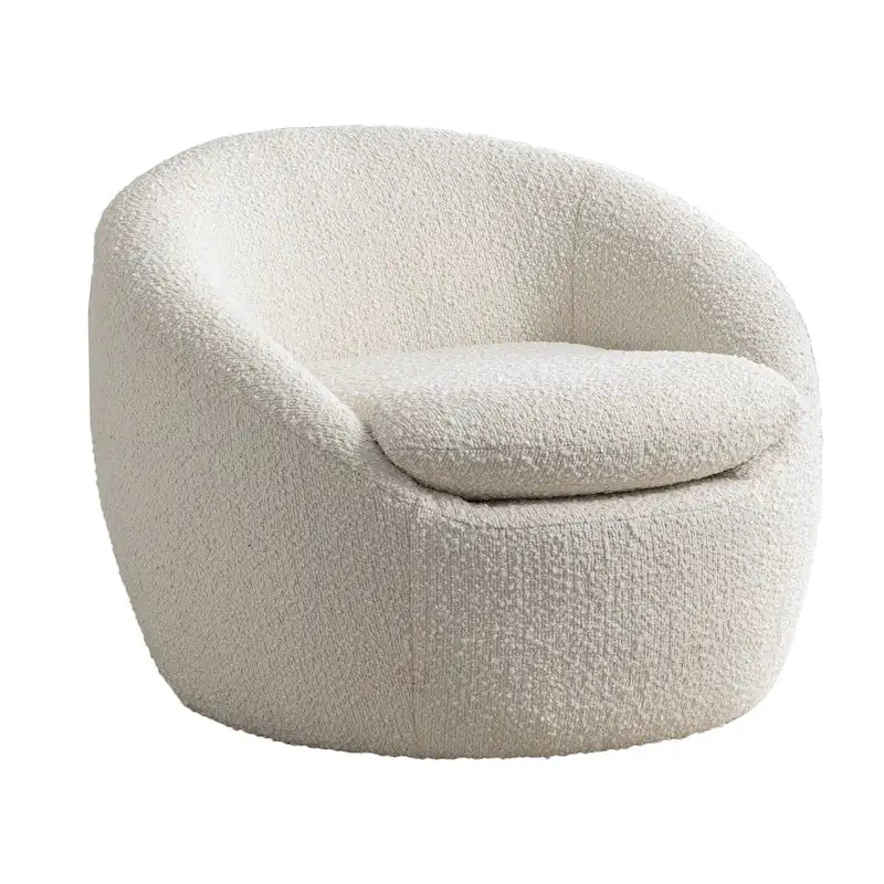 Fauteuil rembourré 31 Boucle avec base pivotante