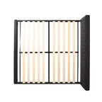 Lit plateforme king tapissé Atterbury – Meuble de chambre moderne