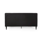 Lit plateforme king tapissé Atterbury – Meuble de chambre moderne
