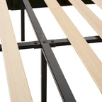 Lit plateforme king tapissé Atterbury – Meuble de chambre moderne