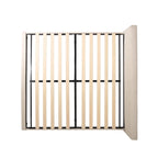 Lit plateforme king tapissé Atterbury – Meuble de chambre moderne