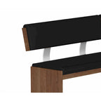 Ensemble de salle à manger Emily en bois moderne avec table, coin banquette et banc