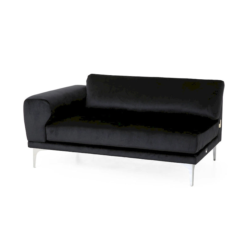 Canapé 4 places en velours Croydon Modern Glam – Canapé de salon luxueux
