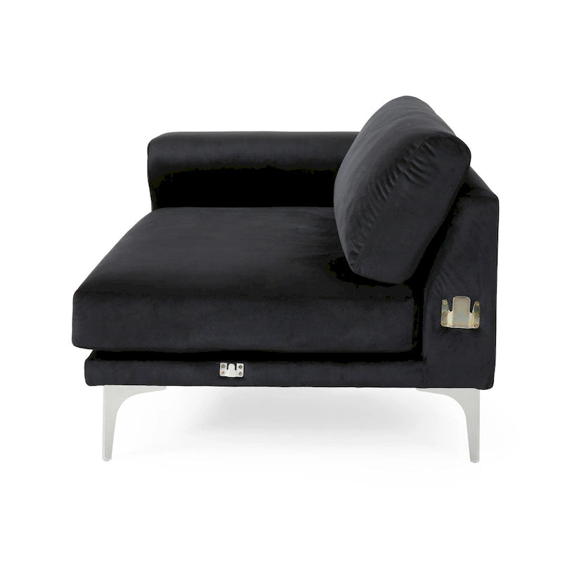 Canapé 4 places en velours Croydon Modern Glam – Canapé de salon luxueux