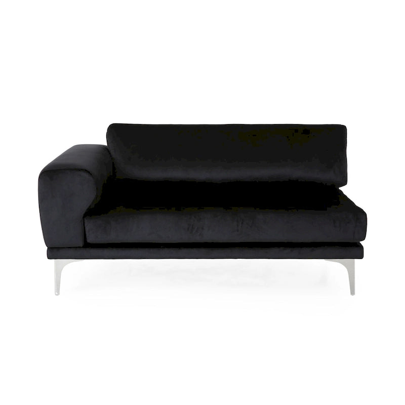 Canapé 4 places en velours Croydon Modern Glam – Canapé de salon luxueux