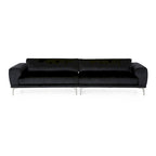 Canapé 4 places en velours Croydon Modern Glam – Canapé de salon luxueux