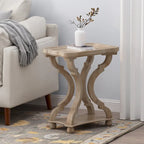 Table d'appoint rectangulaire de style champêtre Ouray – Table d'appoint élégante