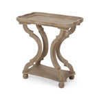 Table d'appoint rectangulaire de style champêtre Ouray – Table d'appoint élégante