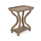 Table d'appoint rectangulaire de style champêtre Ouray – Table d'appoint élégante