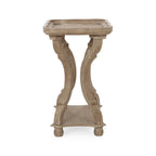 Table d'appoint rectangulaire de style champêtre Ouray – Table d'appoint élégante