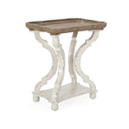 Table d'appoint rectangulaire de style champêtre Ouray – Table d'appoint élégante