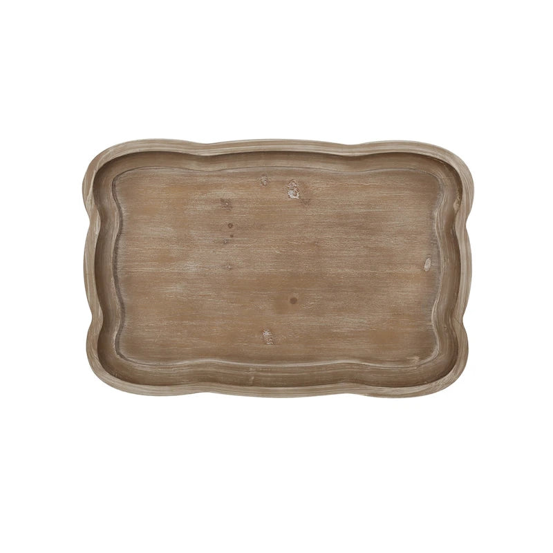 Table d'appoint rectangulaire de style champêtre Ouray – Table d'appoint élégante
