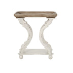 Table d'appoint rectangulaire de style champêtre Ouray – Table d'appoint élégante