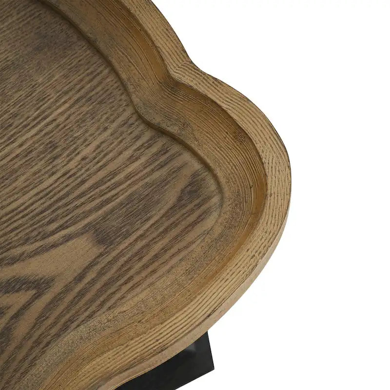 Table d'appoint rectangulaire de style champêtre Ouray – Table d'appoint élégante