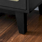 Commode antique en bois à six tiroirs pour chambre, meuble TV ou rangement de salon