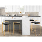 Tabourets de bar empilables Silver Orchid Forrest Gold (lot de 2)