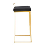 Tabourets de bar empilables Silver Orchid Forrest Gold (lot de 2)