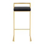 Tabourets de bar empilables Silver Orchid Forrest Gold (lot de 2)