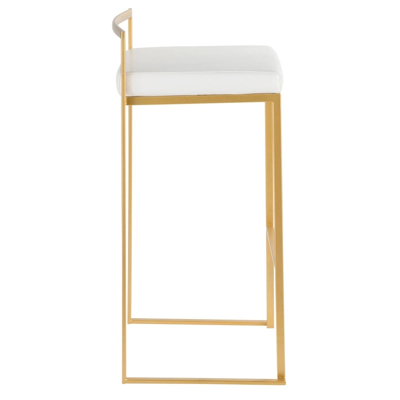 Tabourets de bar empilables Silver Orchid Forrest Gold (lot de 2)