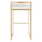 Tabourets de bar empilables Silver Orchid Forrest Gold (lot de 2)