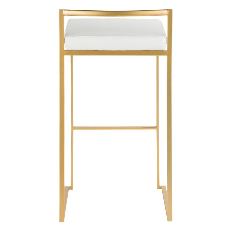 Tabourets de bar empilables Silver Orchid Forrest Gold (lot de 2)