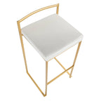 Tabourets de bar empilables Silver Orchid Forrest Gold (lot de 2)