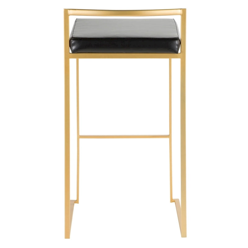 Tabourets de bar empilables Silver Orchid Forrest Gold (lot de 2)