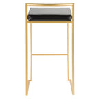 Tabourets de bar empilables Silver Orchid Forrest Gold (lot de 2)