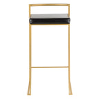 Tabourets de bar empilables Silver Orchid Forrest Gold (lot de 2)