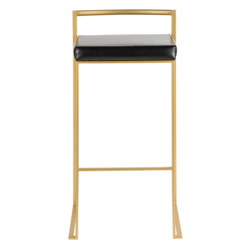 Tabourets de bar empilables Silver Orchid Forrest Gold (lot de 2)