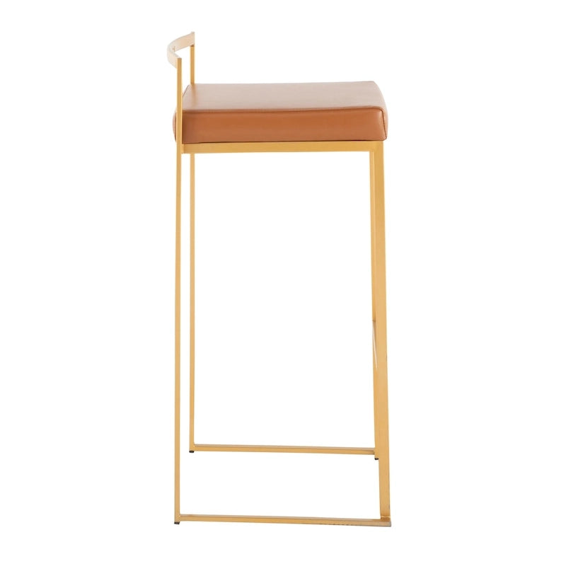 Tabourets de bar empilables Silver Orchid Forrest Gold (lot de 2)