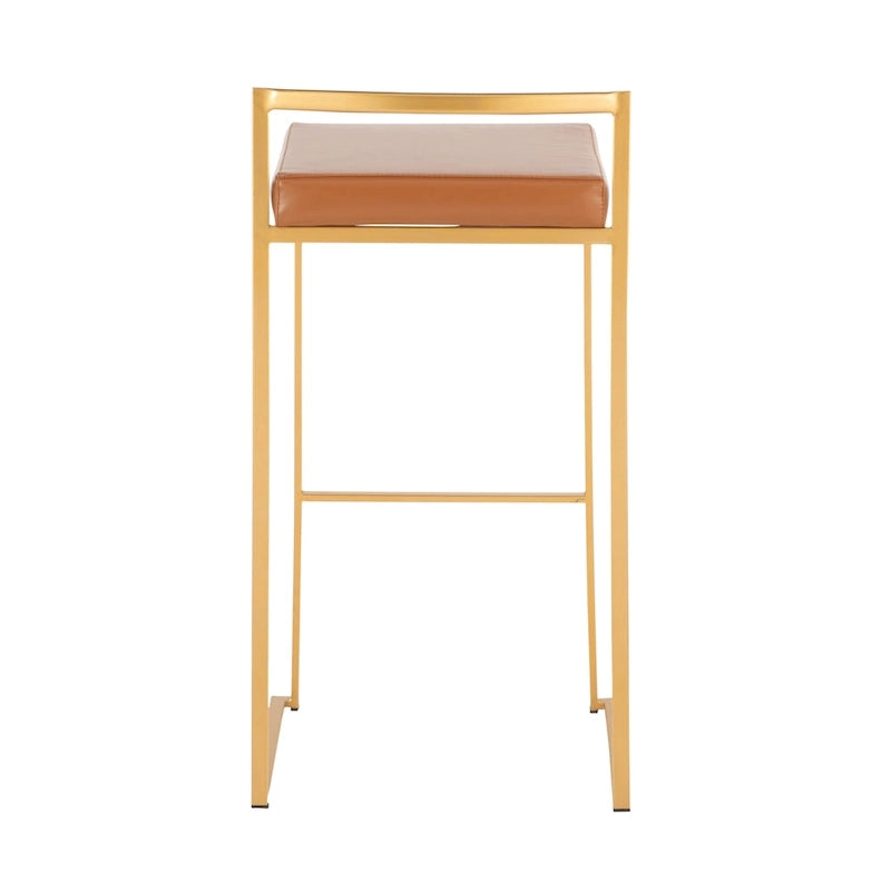 Tabourets de bar empilables Silver Orchid Forrest Gold (lot de 2)