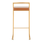 Tabourets de bar empilables Silver Orchid Forrest Gold (lot de 2)