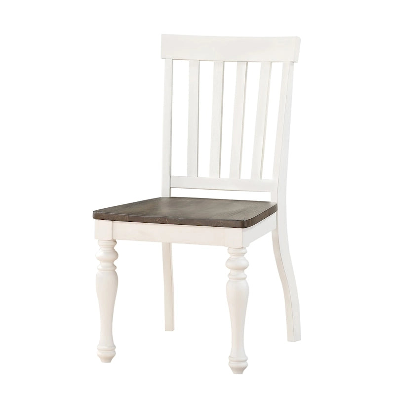 Chaises de salle à manger bicolores Jillian Farmhouse – Lot de 2
