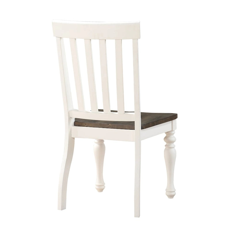 Chaises de salle à manger bicolores Jillian Farmhouse – Lot de 2