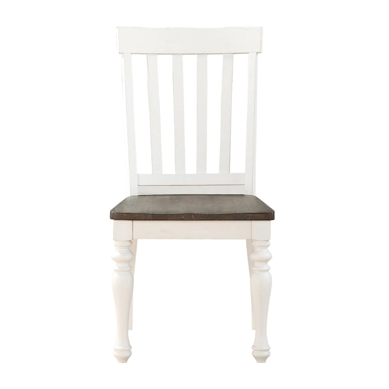 Chaises de salle à manger bicolores Jillian Farmhouse – Lot de 2