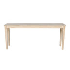 Table console shaker Fairview de 72 pouces – Meuble d'entrée et de couloir