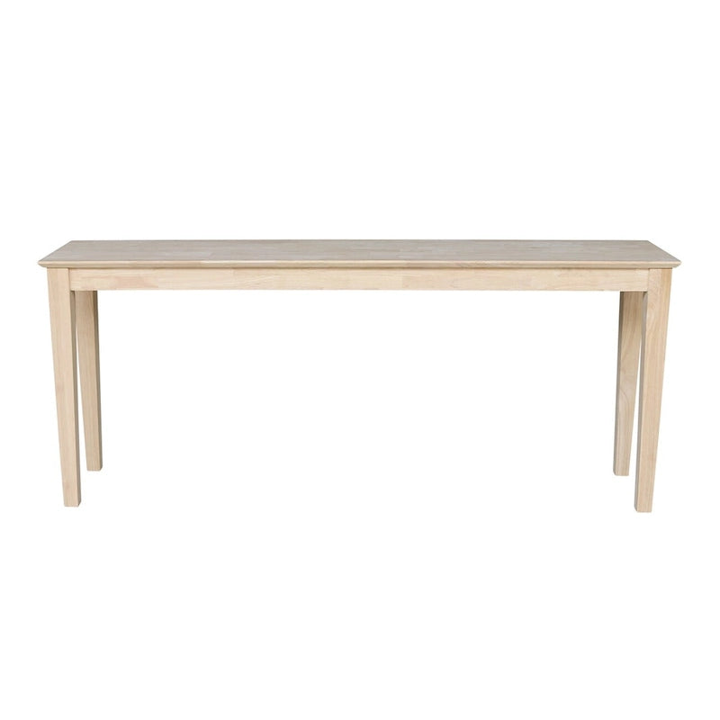 Table console shaker Fairview de 72 pouces – Meuble d'entrée et de couloir