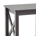 Table d'appoint à deux niveaux avec étagère inférieure Xanadu Hill X-Frame