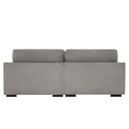 Canapé causeuse moderne en velours côtelé de 228 cm à assise profonde