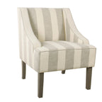 Fauteuil d'appoint classique HomePop avec accoudoirs incurvés