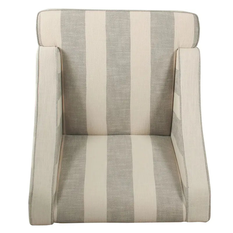 Fauteuil d'appoint classique HomePop avec accoudoirs incurvés