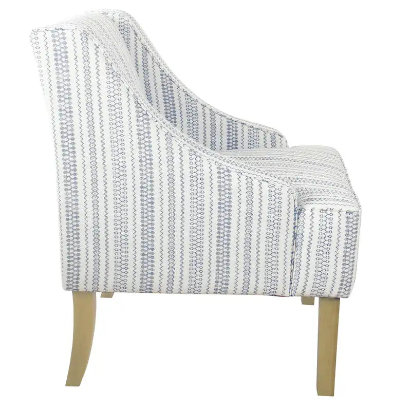 Fauteuil d'appoint classique HomePop avec accoudoirs incurvés