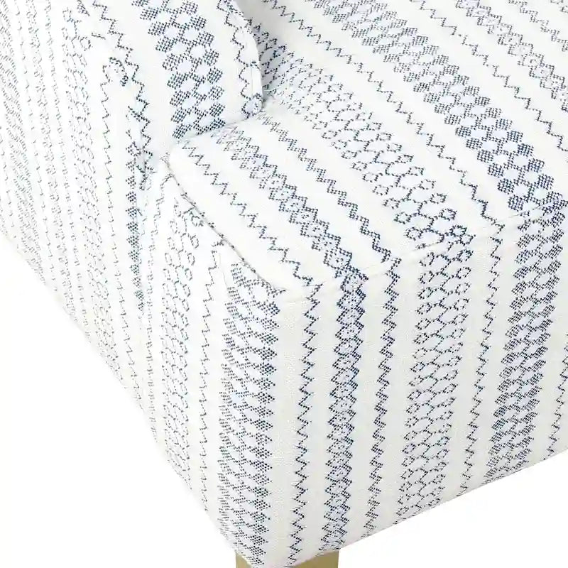 Fauteuil d'appoint classique HomePop avec accoudoirs incurvés