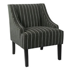 Fauteuil d'appoint classique HomePop avec accoudoirs incurvés