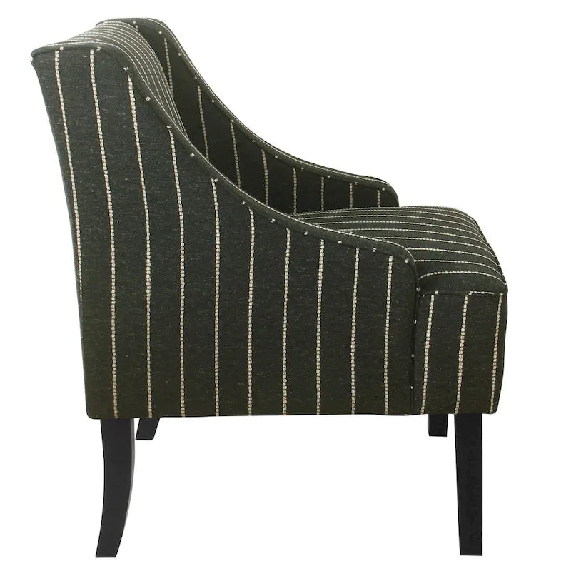 Fauteuil d'appoint classique HomePop avec accoudoirs incurvés