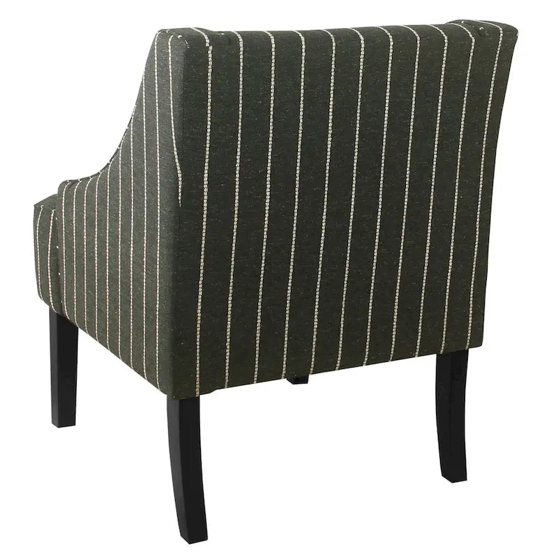 Fauteuil d'appoint classique HomePop avec accoudoirs incurvés